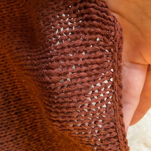 Rust Knit American Apparel Sweater - Picture 4 of 4